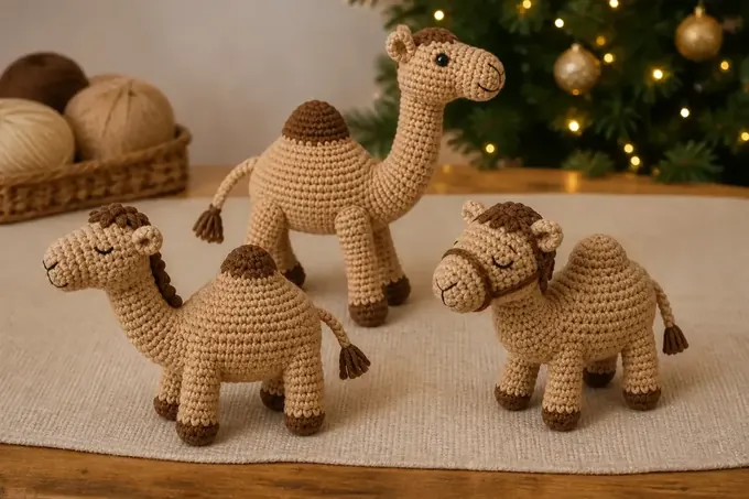 Trio de camelos